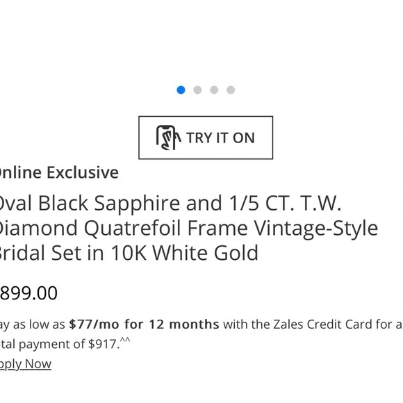 Zales Bridal set. - Picture 4 of 5